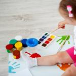 Пальчиковые краски МК и идеи для рисования ножками и ручками Как использовать пальчиковые краски